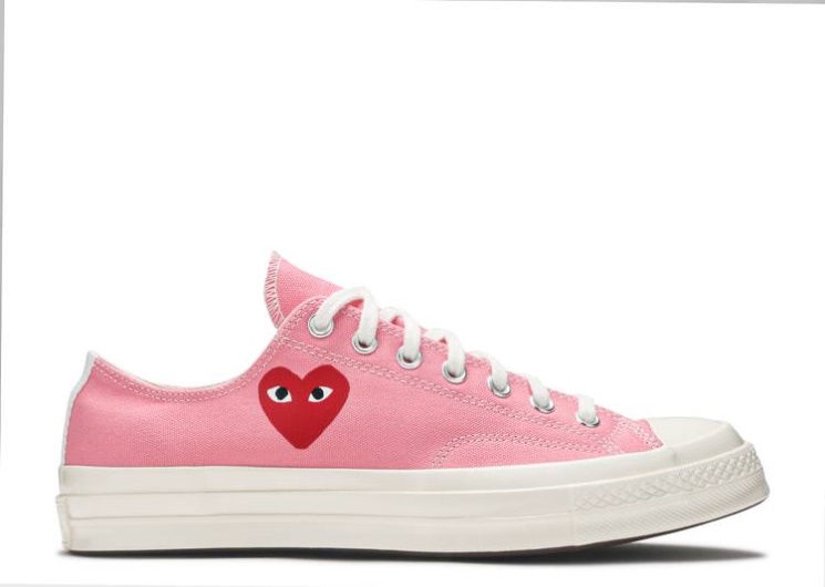 Converse Comme Des Garçons Play X Chuck 70 Low - Bright Pink