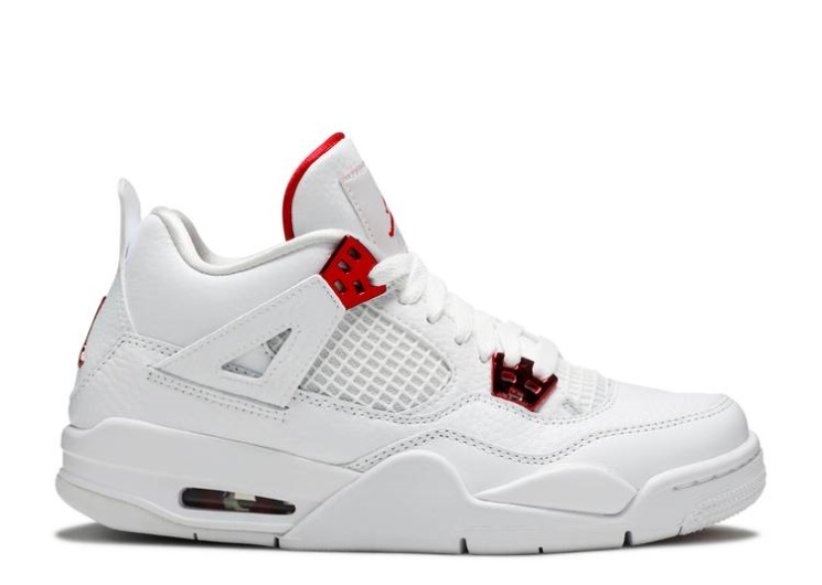 Air Jordan 4 Retro Gs - Red Metallic