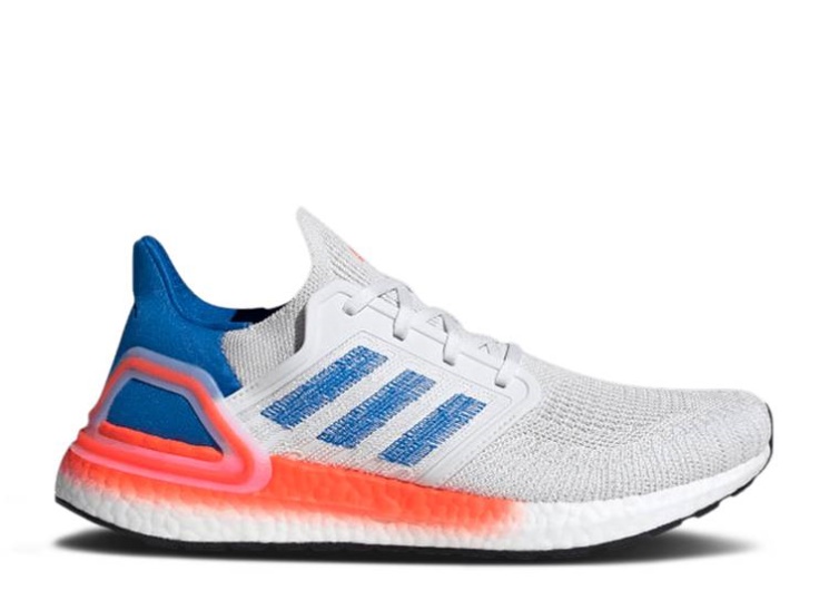 Adidas Ultraboost 20 - Usa Crystal White/Blue/Solar Red