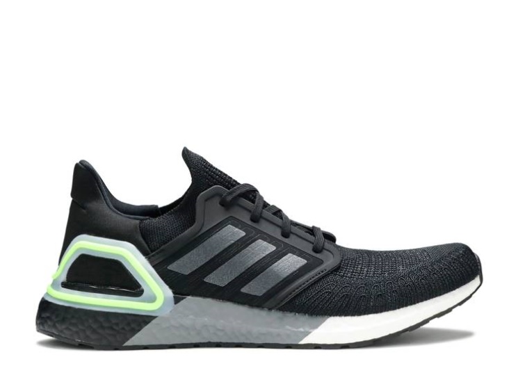 Adidas Ultraboost 20 - Night Metallic Signal Green