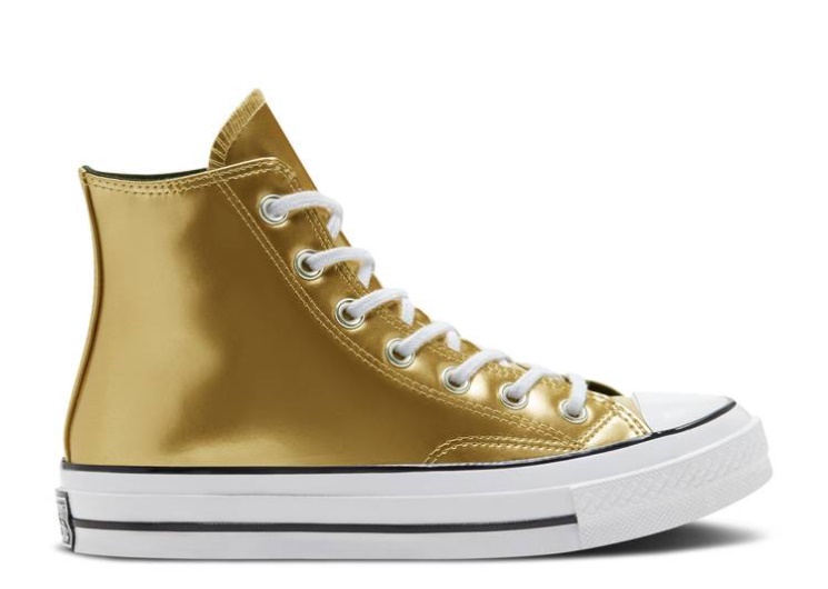 Converse Wmns Chuck 70 High - Industrial Glam Gold/Black/Egret