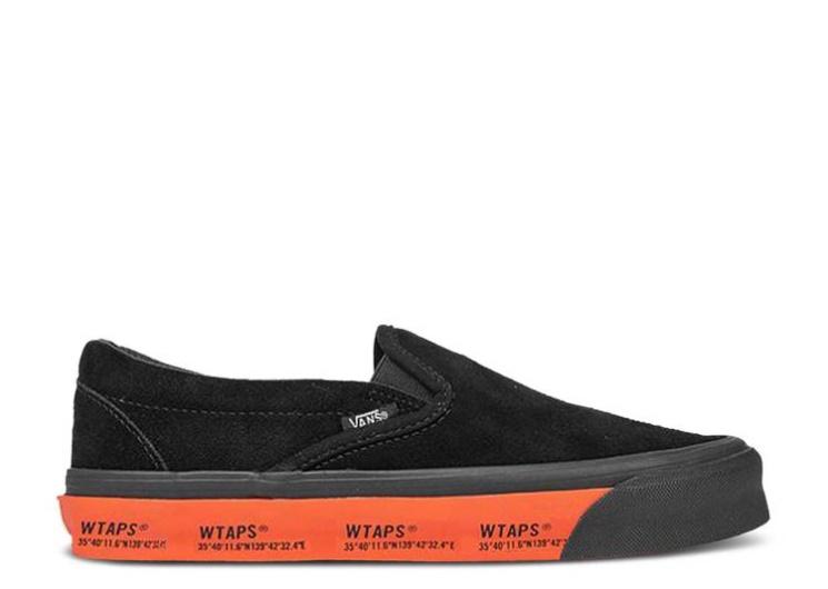 Vans Wtaps X Classic Slip-On Lx - Black Orange