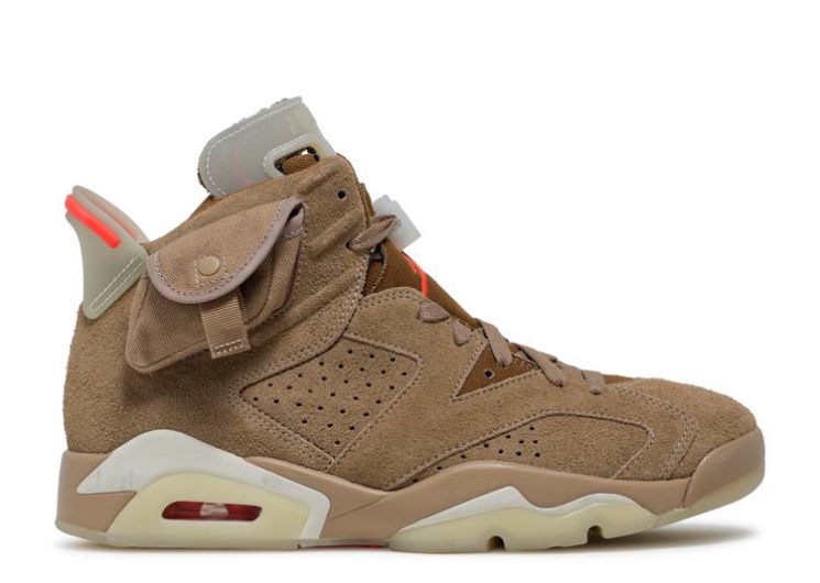 Travis Scott X Air Jordan 6 Retro - British Khaki