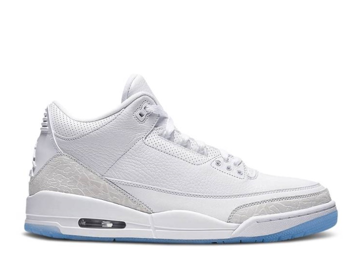 Air Jordan 3 Retro Bg - Triple White
