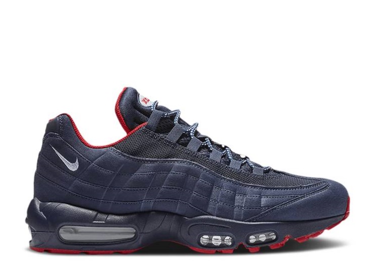 Nike Air Max 95 Premium - Navy Red