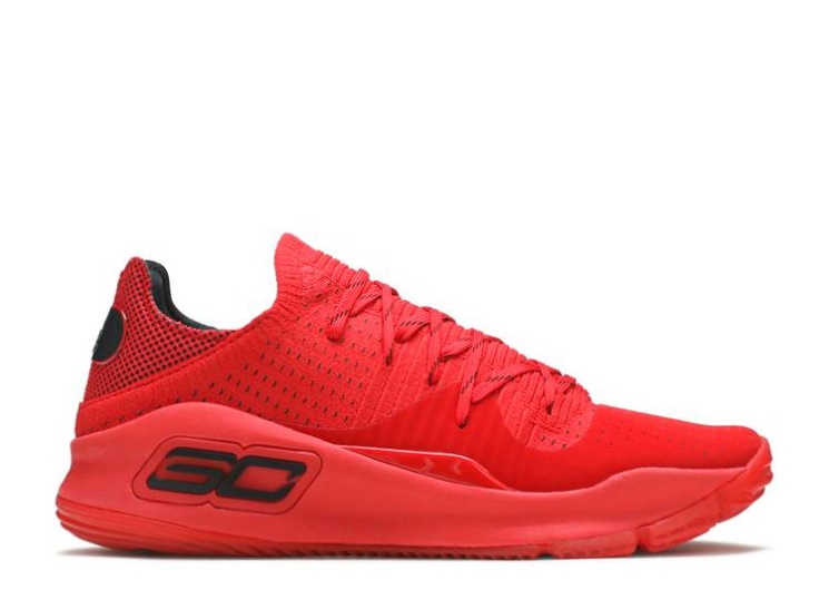 Underarmour Curry 4 Low - Red