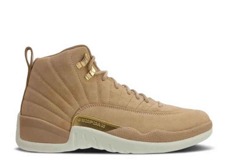 Wmns Air Jordan 12 Retro Vachetta Tan/Metallic Gold