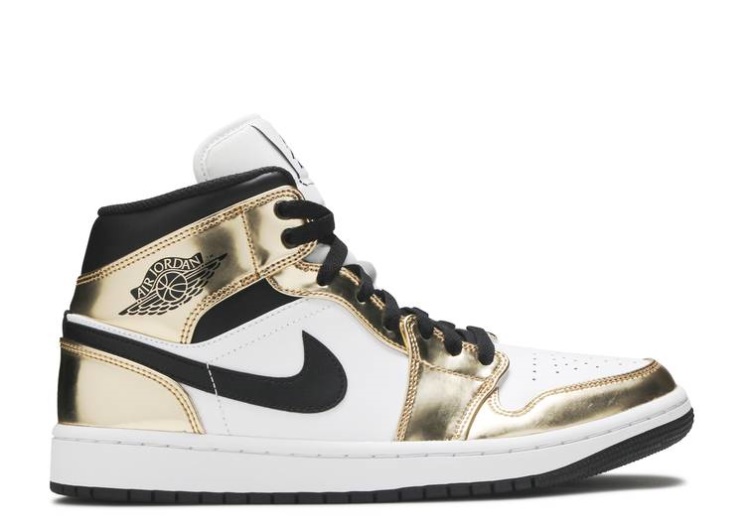 Air Jordan 1 Mid Se - Metallic Gold