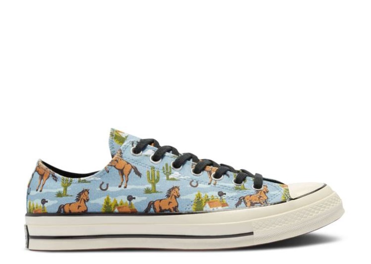 Converse Chuck 70 Low - Twisted Resort Washed Denim/Multi/Egret