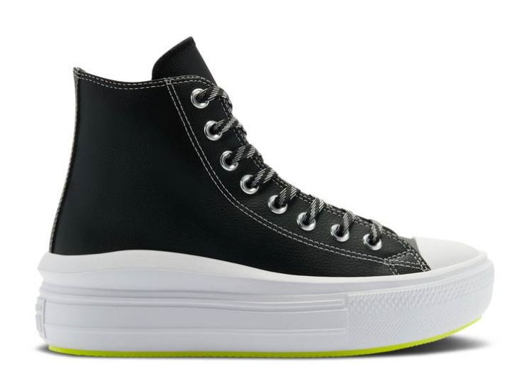 Converse Wmns Chuck Taylor All Star High Move - Black Lemon Venom