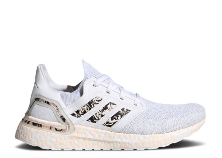 Adidas Wmns Ultraboost 20 - Glam Pack White/Core Black/Pink Tint