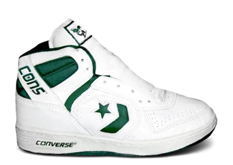 Converse Weapon Hi - White Green