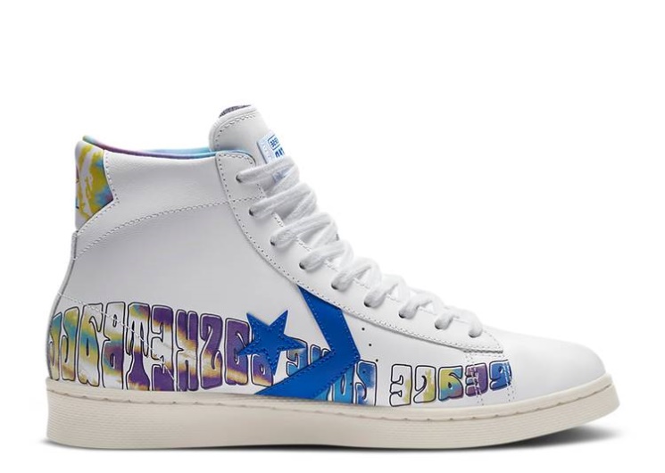 Converse Pro Leather High - Peace Love And Basketball