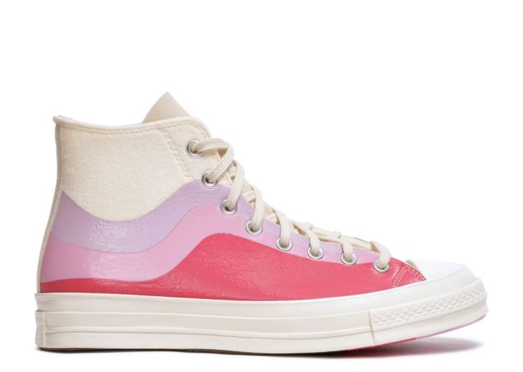 Converse Chuck 70 High - Thermo Felt Winter White/Pink Lavender