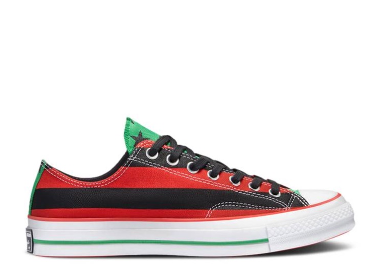 Converse Denim Tears X Chuck 70 Low - Pan-African Flag