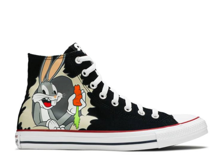 Converse Looney Tunes X Chuck Taylor All Star High - 80Th Anniversary Black/White/Multi
