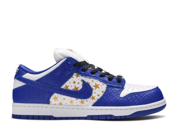 Nike Supreme X Dunk Low Og Sb Qs - Hyper Royal