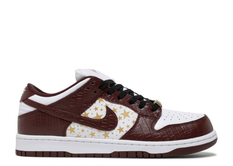 Nike Supreme X Dunk Low Og Sb Qs - Barkroot Brown