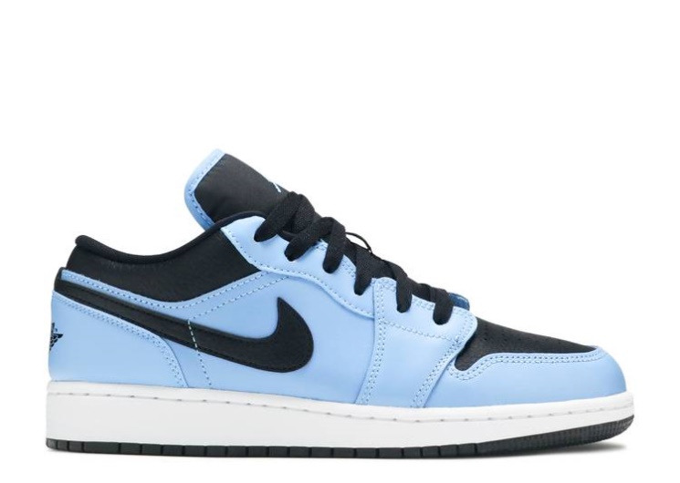 Air Jordan 1 Low Gs - University Blue Black