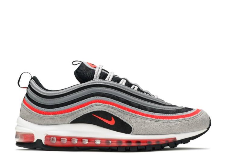 Nike Air Max 97 - Wolf Grey Radiant Red