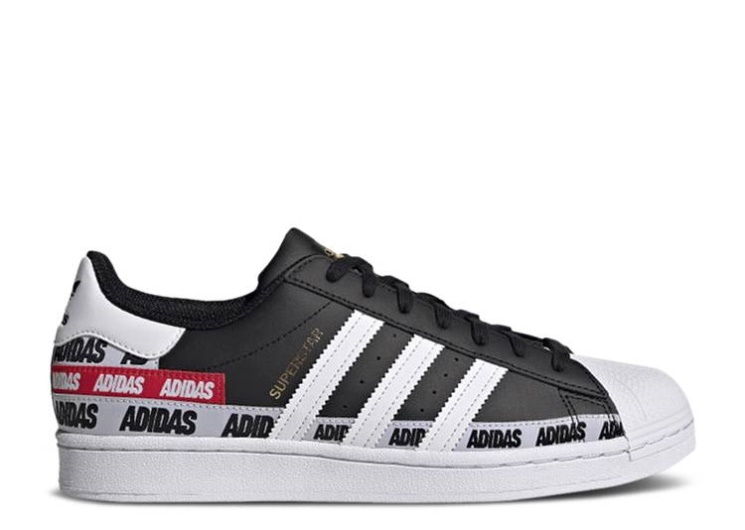 Adidas Superstar - Wordmark Heel Stripe