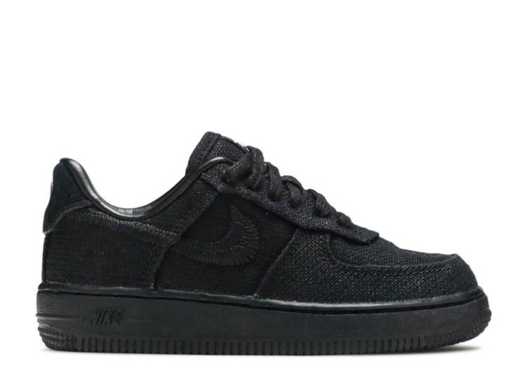 Nike Stussy X Air Force 1 Low Ps - Black