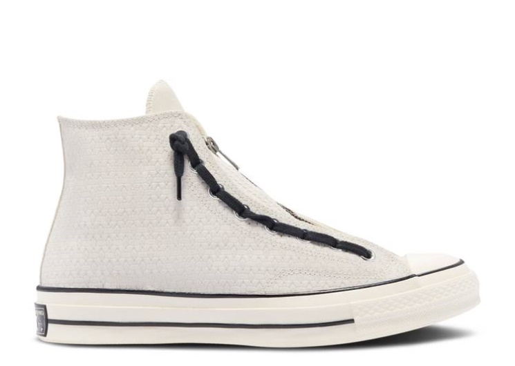 Converse Chuck 70 Zip High - Egret Black