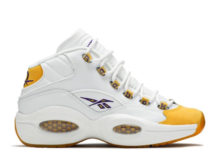 Reebok Question Mid Gs - Yellow Toe