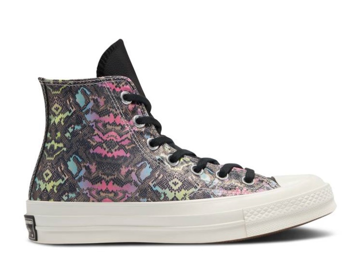 Converse Wmns Chuck 70 High - Digital Daze Black/Hyper Pink/Egret