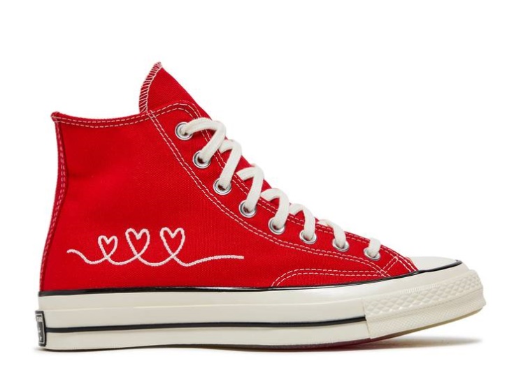 Converse Chuck 70 High - Valentines Day University Red/Egret/Black