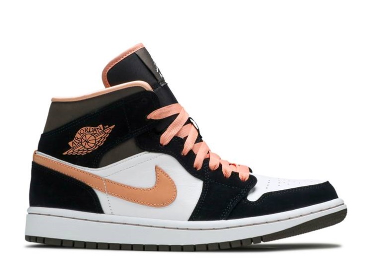 Wmns Air Jordan 1 Mid Se - Peach Mocha