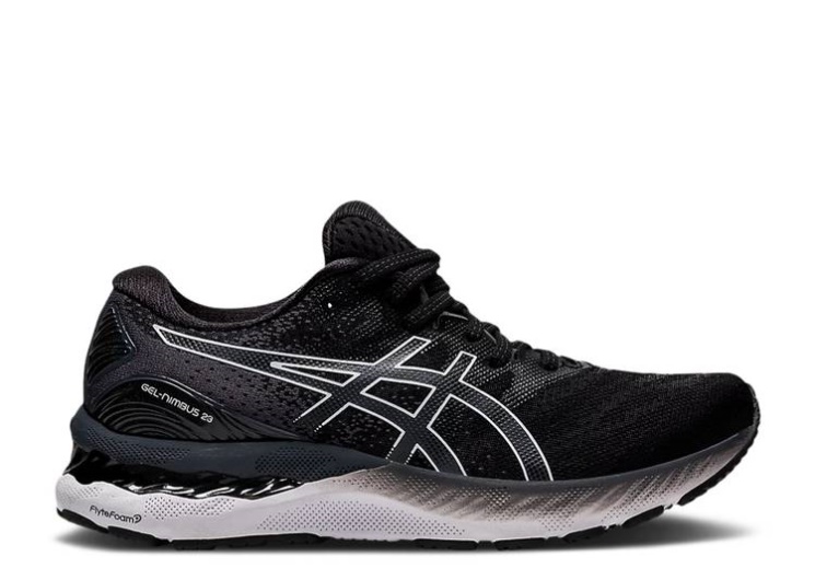 Asics Wmns Gel Nimbus 23 Wide - Black White