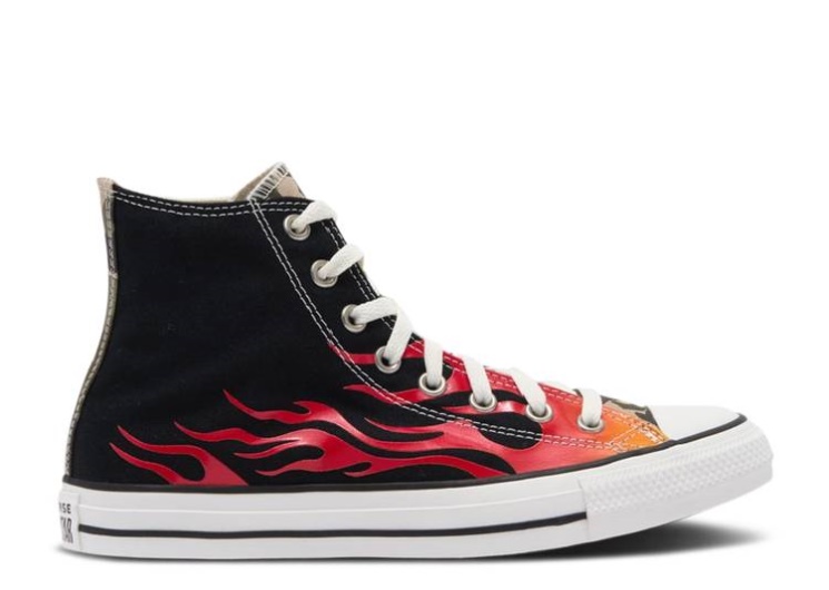 Converse Chuck Taylor All Star High - Flame Camo Stars