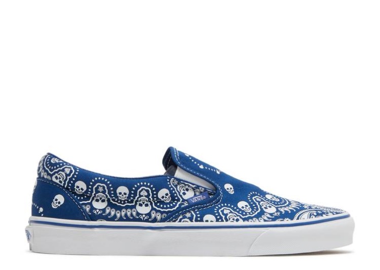 Vans Classic Slip-On - Bandana True Blue/True White