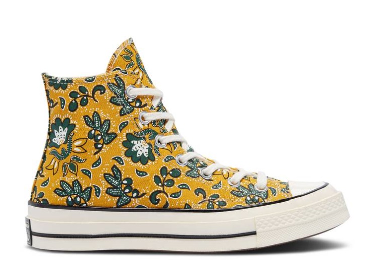 Converse Chuck 70 High - Culture Prints Gold Dart/Egret/Fire