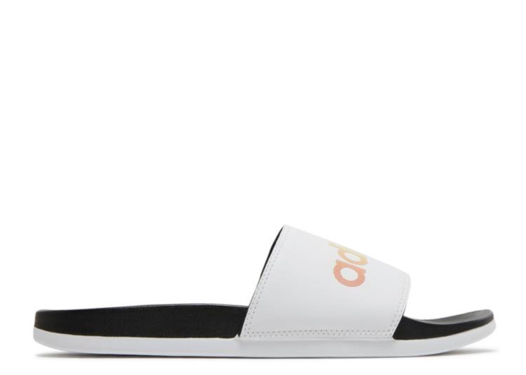 Adidas Adilette Comfort Slide - White Multi