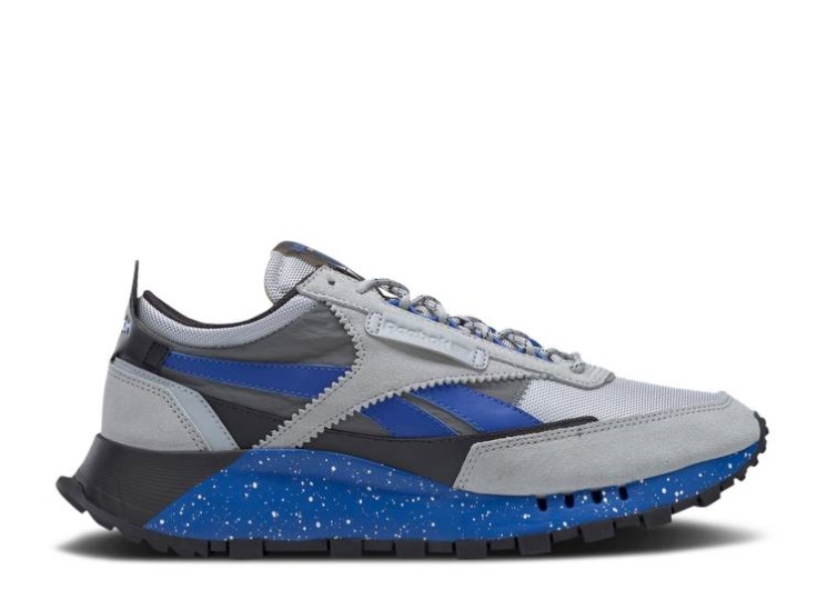 Reebok Classic Leather Legacy - Grey Court Blue Speckle