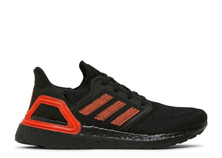 Adidas Ultraboost 20 - Black Solar Red