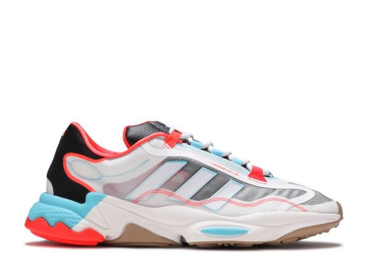 Adidas Ozweego Pure - Bright Cyan Solar Red