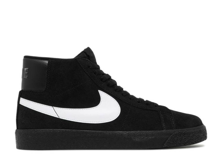 Nike Zoom Blazer Mid Sb - Black White