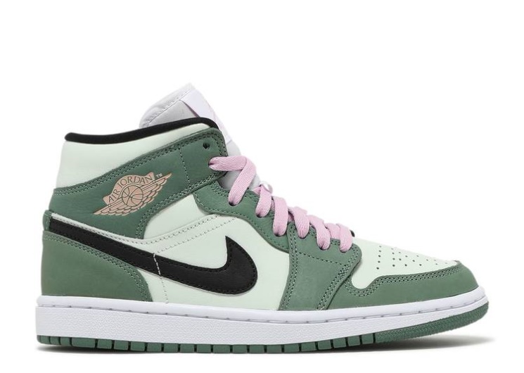 Wmns Air Jordan 1 Mid Se - Dutch Green