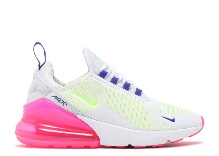 Nike Wmns Air Max 270 - White Pink Blast Volt