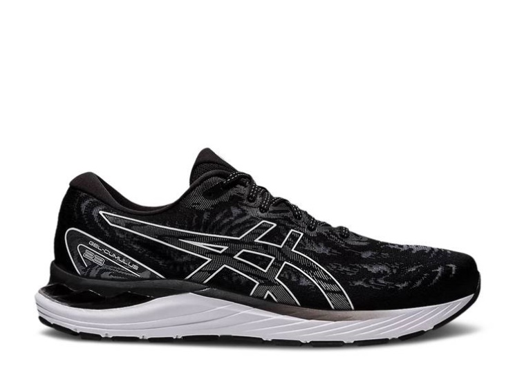 Asics Gel Cumulus 23 2E Wide - Black White