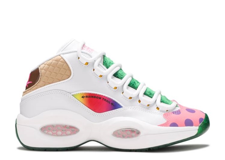 Reebok Hasbro X Question Mid Big Kid - Candy Land