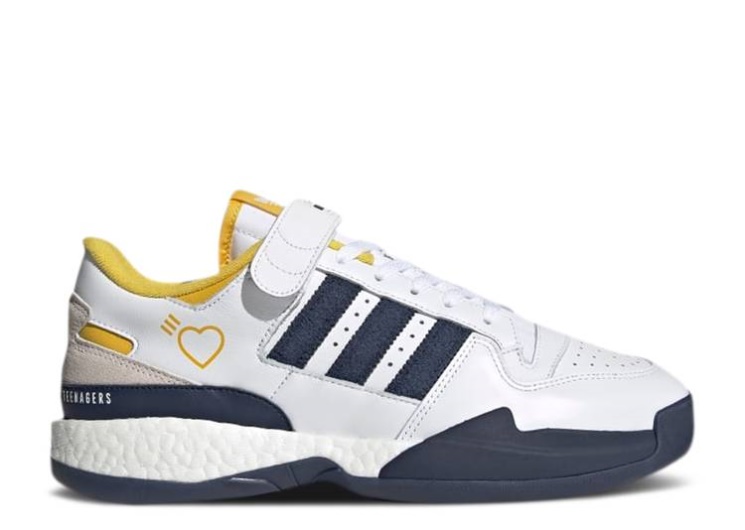 Adidas Human Made X Forum Low - Hazy Yellow Navy