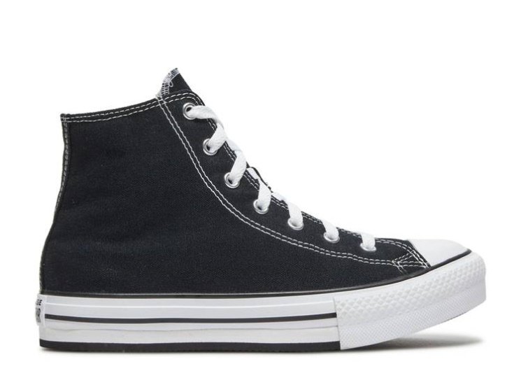 Converse Chuck Taylor All Star Eva Lift Platform High Gs - Black