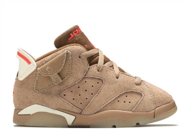 Travis Scott X Air Jordan 6 Retro Td - British Khaki