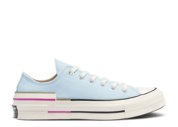 Converse Wmns Chuck 70 Low - Colorblock Chambray Blue