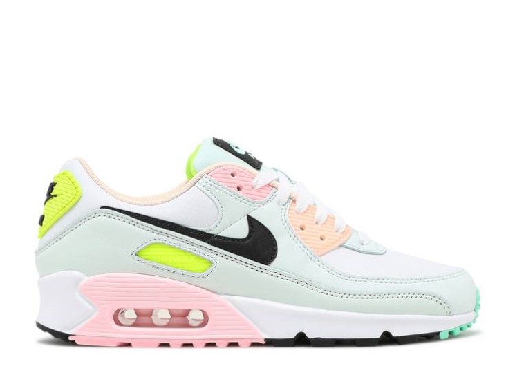 Nike Wmns Air Max 90 - Easter White/Volt/Green Glow/Black
