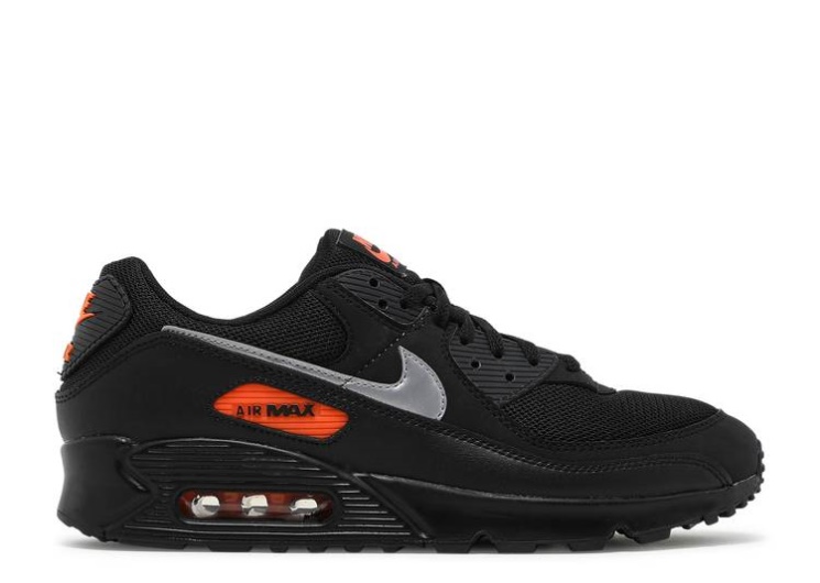 Nike Air Max 90 - Black Total Orange
